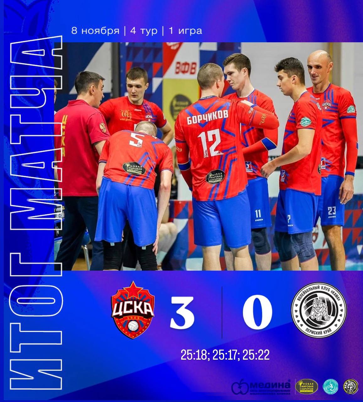 Начинаем четвертый тур с победы