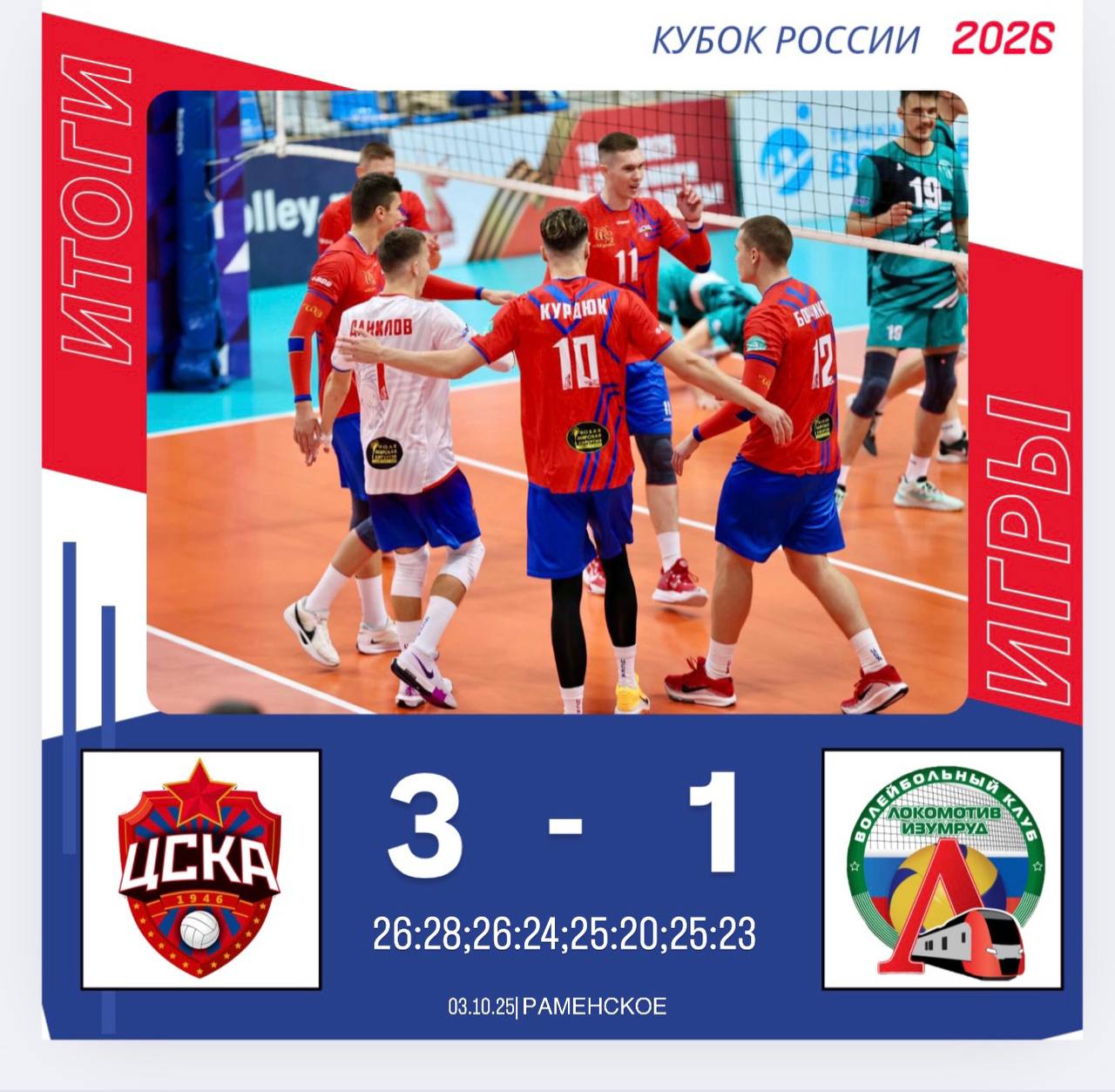 Второй раунд кубка начали с победы