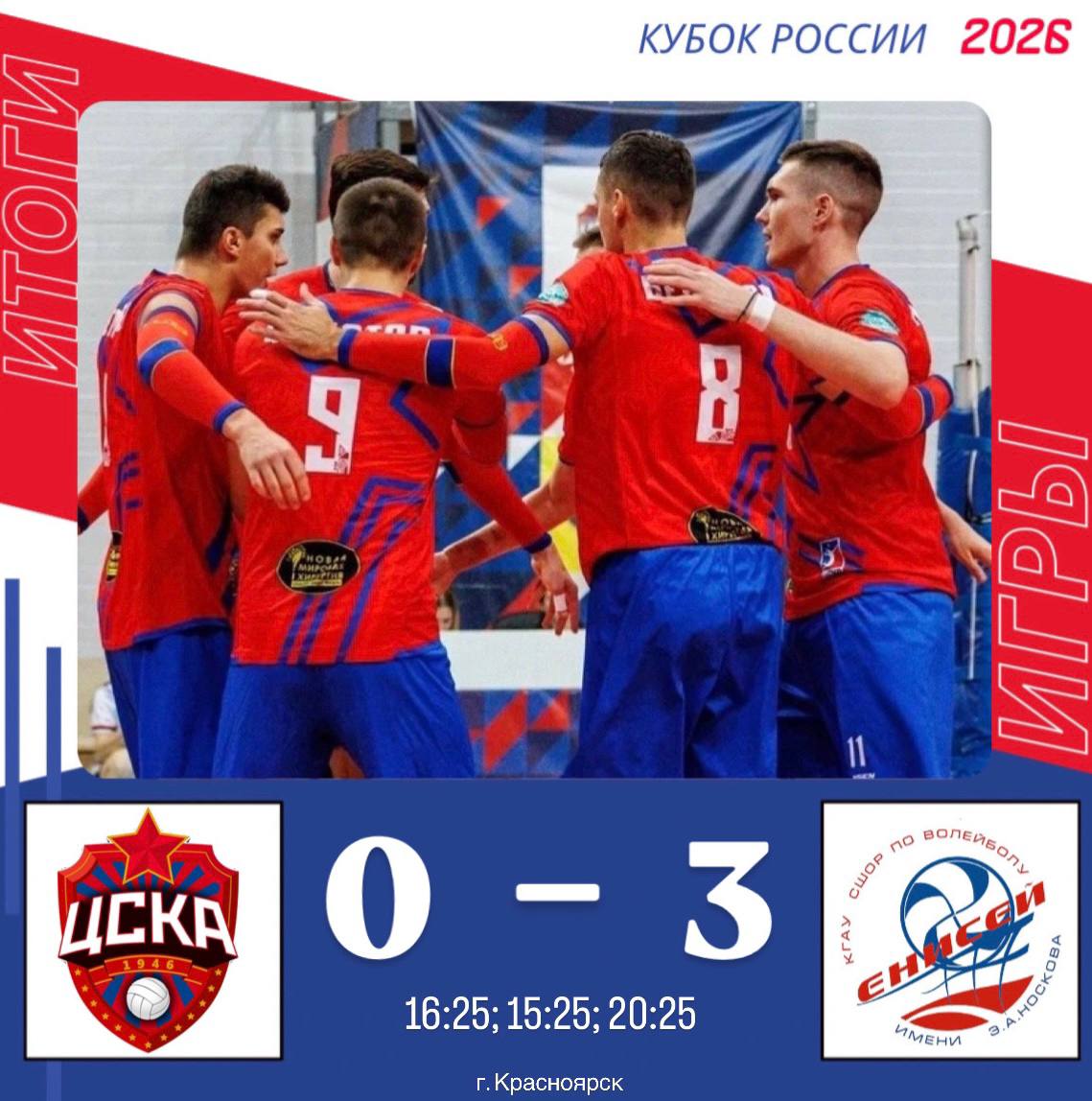 ЦСКА покидает Кубок